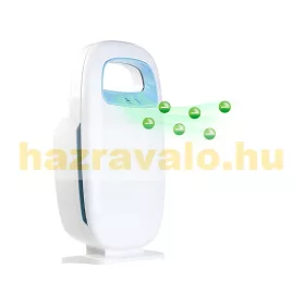   5 fokozatú légtisztító 4 szűrővel és ionizátorral, csere szűrőkészlet