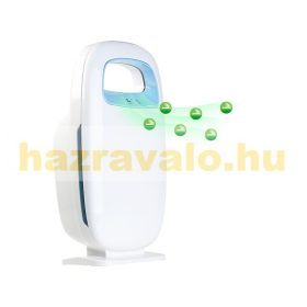   5 fokozatú légtisztító 4 szűrővel és ionizátorral, csere szűrőkészlet