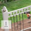 Fém korlátoszlop  11 db 1118 mm balusztrád szett lépcsőhöz