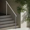 Rozsdamentes acél lépcső- és erkélykorlát 180 cm hosszúság, 0–45°-ban állítható, modern ezüst