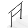 Kültéri kapaszkodó 2–3 lépcsőfokhoz masszív négyszögletes acélcső, 103 cm hosszú lépcsőkorlát