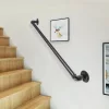 Lépcsőkorlát 90 cm hosszú retro indusztriál stílusú falra szerelhető kapaszkodó