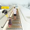 Falra szerelhető 3 részes kapaszkodó indusztriál stílusú 270 cm biztonsági lépcsőkorlát bel- és kültérre