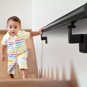   Alumínium kapaszkodó 1524 mm erkélyre, lépcsőre, falra szerelhető lépcsőkorlát