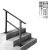 Lépcsőkorlát 914 mm karbonacél lépcső kapaszkodó könnyen karbantartható, lépcsőkorlát keresztrudakkal