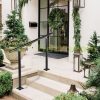 Stair railing 91x91 cm outdoor aluminum black railing 