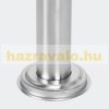 Stainless steel stair railing 140 cm long handrail with 42 mm diameter made of acid-resistant inox material, without fall prevention cross bar