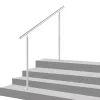 Lépcsőkorlát rozsdamentes 80 cm keresztrúd nélkül vagy 2-3-4-5 db keresztrúddal kapaszkodó 42 mm átmérővel  saválló inox anyagból