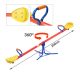 Garden seesaw colorful 200x67x70 cm, 360° rotatable scale swing