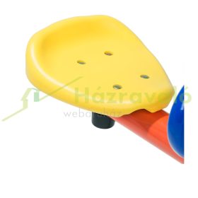   Kerti libikóka színes 200x67x70 cm, 360°-ban forgatható mérleghinta