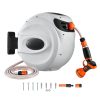 Automata locsolótömlő dob 30 m 12 mm átmérőjű tömlő fali konzolos slag 180°-ban elfordítható tartó