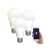 3 db okos világítás Smart Luminea Home Control WLAN 9W E27 fehér színhőmérséklet váltós lámpa White 
