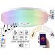 24W Smart lighting Smart Luminea Home Control WLAN RGB white and colorful wall color changing lamp with speaker