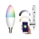 Smart lighting Smart Luminea Home Control WLAN RGB white and color bulb 5.59W E14 color changing lamp