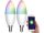 2 pcs Smart lighting Smart Luminea Home Control WLAN RGB white and colored bulb 5.59W E14 color changing lamp