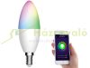 2 pcs Smart lighting Smart Luminea Home Control WLAN RGB white and colored bulb 5.59W E14 color changing lamp