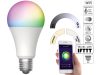 Smart lighting Smart Luminea Home Control WLAN RGB white and colored bulb 9W E27 color changing lamp