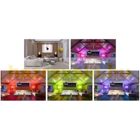 Okos világítás Luminea Home Control WLAN RGB színes izzó 9W színváltós lámpa