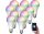 Smart lighting 10 pcs Luminea Home Control WLAN RGB white and color bulb 9W E27 color changing lamp