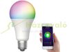 Smart lighting 10 pcs Luminea Home Control WLAN RGB white and color bulb 9W E27 color changing lamp