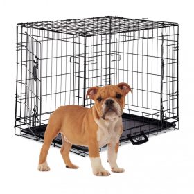   L kutya macska nyúl kisállat hordozó ketrec hordozható mobil