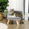 Pet bed cat bed 40.5x40.5x33 cm cat bed with washable pillow and protective edge