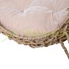 Pet bed cat bed Ø52x58 cm cat bed rattan basket with pillow raised design natural