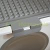 Cat litter tray cat toilet covered litter tray 44x55x39 cm portable litter tray with lid and shovel