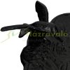 Bird feeder 40x18x20 cm standing antique cast iron bird bath stand bowl garden decoration black