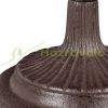 XXL Bird feeder 74.5x37.5x35 cm standing bird bath stand bowl garden decoration brown