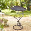 Bird feeder garden bird bath bowl outdoor lotus leaf shape garden decoration bronze