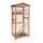 Wooden birdcage 174 cm high standing outdoor cage with roof