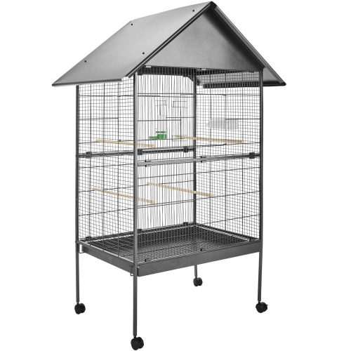 Birdcage 168 cm high cage with a peaked protective roof