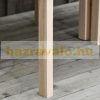 Wooden raised bed 4-piece set 50x30x60 cm outdoor planter, planter box