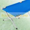 Elevated camping bed foldable camping/festival bed up to 150 kg load, blue