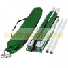 Elevated camping bed foldable camping/festival bed up to 150 kg load, green 