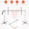 Elektromos forgónyársas grill 132,1 cm 38W motorral, 60 kg teherbírással, 8 fokozatú magasságállítással, rozsdamentes acél kivitelben