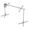 Elektromos forgónyársas grill 142,2 cm 38W motorral, 60 kg teherbírással, 8 fokozatú magasságállítással, rozsdamentes acél kivitelben