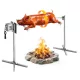 Forgónyársas grill 38W egész malac és bárány sütéséhez, 132 cm, 40 kg teherbírás