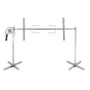 Forgónyársas grill 38W egész malac és bárány sütéséhez, 132 cm, 40 kg teherbírás