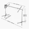 Forgónyársas grill 38W egész malac és bárány sütéséhez, 132 cm, 40 kg teherbírás