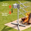 Forgónyársas grill 38W egész malac és bárány sütéséhez, 132 cm, 40 kg teherbírás