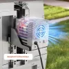 Elektromos forgónyársas faszenes grill 132 cm 38W motorral, 60 kg teherbírással, rozsdamentes acél, fedéllel és kerekekkel