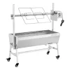 Elektromos forgónyársas faszenes grill 94 cm 38W motorral, 60 kg teherbírással, 7 fokozatú magasságállítással