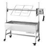 Elektromos forgónyársas faszenes grill 94 cm 38W motorral, 60 kg teherbírással, 7 fokozatú magasságállítással