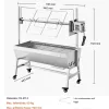 Elektromos forgónyársas faszenes grill 94 cm 38W motorral, 60 kg teherbírással, 7 fokozatú magasságállítással