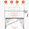 Elektromos forgónyársas faszenes grill 94 cm 38W motorral, 60 kg teherbírással, 7 fokozatú magasságállítással