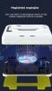 Window cleaning robot W120-P wired version with extra water nozzle and remote control APP- Intelligent cleaning route battery-powered window cleaner