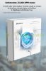 Window cleaning robot W200 wireless design with remote control and use of artificial intelligence AI tech window cleaner