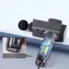 Nagy teljesítményű masszázspisztoly 35W 16V 8 sebességfokozat, 6 cserélhető masszázsfej